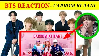 BTS REACTION TO BOLLYWOOD SONGS | CARROM KI RANI | JANNAT ZUBAIR , MR.FAISU | TIK TOK INDIA | KOREAN