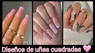 DISEÑOS DE UÑAS 2022 CUADRADAS #uñas2022 #uñasdecoradas #desing #nails #trendsnails #uñascuadradas