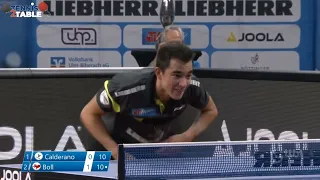 timo boll vs Hugo calderano