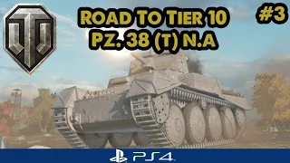 WoT PS4: Road to Tier 10 - Pz.Kpfw. 38 (t) n.A. Live Commentary!
