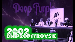 Deep Purple press conference in Dnipropetrovs'k (Ukraine, 2002)