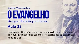 VideoAula 35 – Capítulo IV  – Ninguém poderá ver o reino de Deus se não nascer de novo