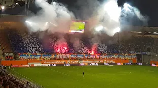 Zagłębie - Lech oprawa Lecha, 20.04.2018 Ultras Lech Poznań