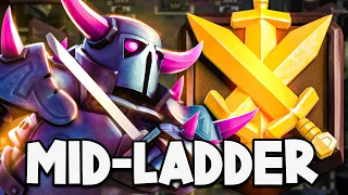 PUSHING MID LADDER WITH PEKKA BRIDGE SPAM CLASH ROYALE