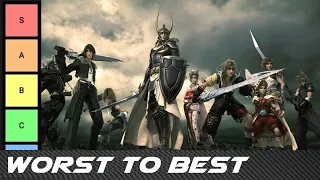 Worst to Best: Final Fantasy Main Heroes (Tier List)