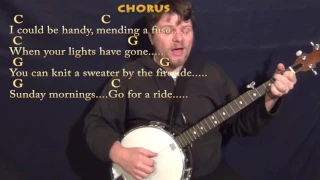 When I'm Sixty-Four (The Beatles) Banjo Cover Lesson in C with Chords/Lyrics