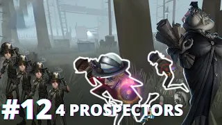 Identity V | 4 prospectors vs. 1 Clerk | Hunter Clerk gameplay