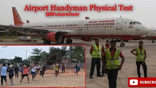 Airport Handyman Physical test 2024 ||All India||Odisha