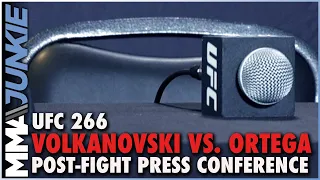 Archive of UFC 266: Volkanovski vs. Ortega post-fight press conference