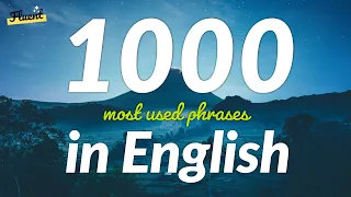 The 1000 Most Used Phrases in English (with French, Russian and German subtitles)