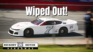 WIPED OUT | CRAZY RACE at Hickory Motor Speedway | Onboard