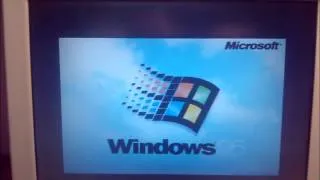 Windows 95 laptop startup and shutdown