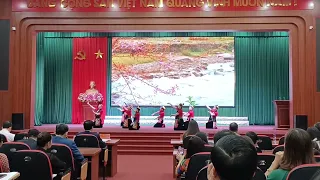 Múa chào Mừng Tổng kết công tác thi đua khen thưởng năm 2023 huyện Mường La
