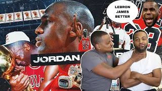 MY BRO FIRST TIME REACTING TO..Michael Jordan's HISTORIC Bulls Mixtape( I TOLD HIM LEBRON IS BETTER)