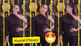 Exclusive Krystal D'Souza Clicked At Ekta Kapoor House party in Juhu