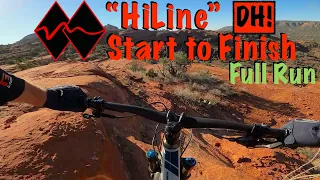 "HiLine" Trail! DH Full Pull! Start to Finish. Sedona, AZ MTB!