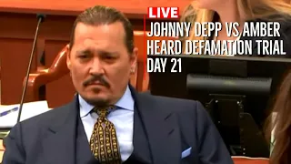 🔴Live Johnny Depp vs Amber Heard Defamation Trial Day 21 Part1