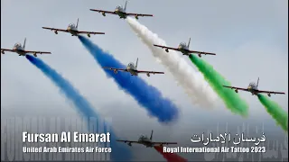 Fursan Al Emarat Display Team - UAE Air Force -Royal International Air Tattoo (RIAT) 2023 (Saturday)