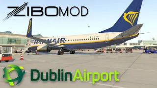 EIDW ILS16 | Zibo 737 | X-Plane 11 | Aerosoft Dublin 2.0, Ireland