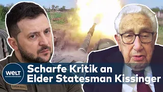 UKRAINE-KRIEG: Davos - Darum ist Präsident Selenskyj so sauer auf Henry Kissinger | WELT Hintergrund