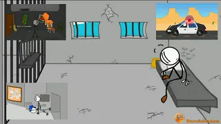 Escaping the Prison Stickman -  Gameplay (iOS - Android)