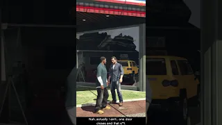 Franklin Meets Michael After Sneaking Into Michael's House - GTA 5