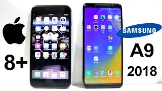 Samsung Galaxy A9 (2018) Vs iPhone 8 Plus Speed Test