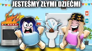 JESTEŚMY Z WERKĄ AFERKĄ BARDZO ZŁYMI DZIEĆMI 🤪Bad Baby Roblox