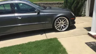 Mercedes E350 on 22inch Forgiato Monoblocks