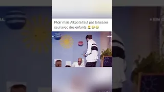 Alkpote faut pas le laisser avec des enfants