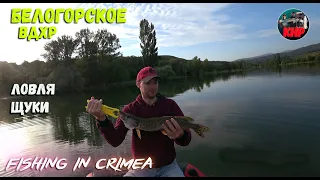 Рыбалка на Белогорском водохранилище, ловля щуки в Крыму!