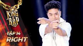 Chàng lãng tử HIEUTHUHAI "cướp bồ" RIGHT ngay trên sân khấu vòng hồi sinh | KING OF RAP Tập 14