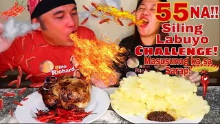 55 Na! Nuclear Fire Siling Labuyo ,Baliwag Lechon Manok,Pineapple, Alamang ,Filipino Pinoy Mukbang!