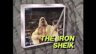 Iron Sheik in action   Wrestling Challenge Aug 7th, 1988