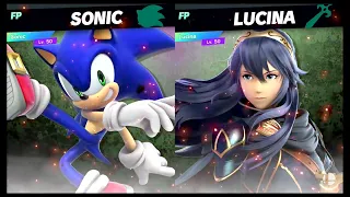 Super Smash Bros Ultimate Amiibo Fights – Sonic vs the World #56 Sonic vs Lucina