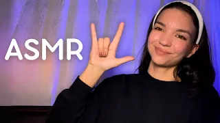 ASL ASMR for Deaf People 🤟 American Sign Language and Visual Triggers