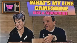 What's My Line ~ Gameshow  ~ Colorized and Upscaled to 4k