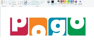 How to draw Pogo Logo on Computer using Ms Paint | Drawing Pogo TV Logo | Ms Paint.