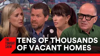 Who is to Blame for Thousands of Vacant Properties in a Housing Crisis? | The Tonight Show