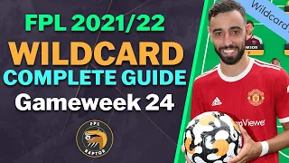 FPL GAMEWEEK 24 WILDCARD GUIDE | FOUR DIFFERENT DRAFTS! | Fantasy Premier League Tips 2021/22