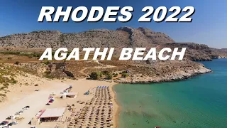 Rhodes 2022.#3. Agathi beach. Шикарный пляж. Вечерний Линдос.