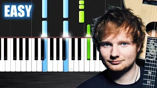 Ed Sheeran - Photograph - EASY Piano Tutorial by PlutaX - Synthesia