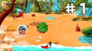 Angry Birds Epic Part 1 Gameplay Walkthrough. Прохождение Игры Энгри Бердз Эпик Часть 1.