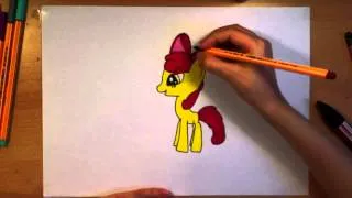 Applebloom speed drawing