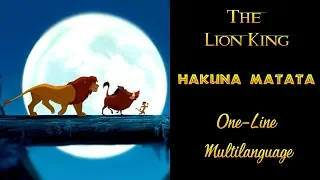 The Lion King : Hakuna Matata - One-Line Multilanguage [HD]