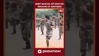 Watch: A Capsule For Army Martial Art Routine Training Being Conducted At Punjab Regimental Centre