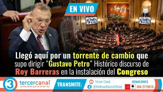 "Petro dirigió un torrente de cambio que hoy me tiene aquí" Histórico discurso de Roy en el Congreso