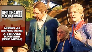 RDR2 [100% Walkthrough] - Mission #24: A Strange Kindness (Gold Medal)