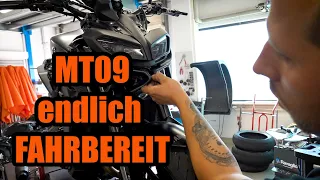ENDLICH wieder ein FAHRBEREITES Motorrad für Jan! | Yamaha MT09-Umbau VOLLENDET