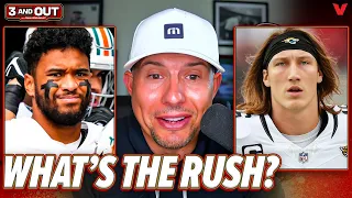 Why Miami Dolphins & Jacksonville Jaguars paying Tua & Trevor Lawrence now is a MISTAKE | 3 & Out
